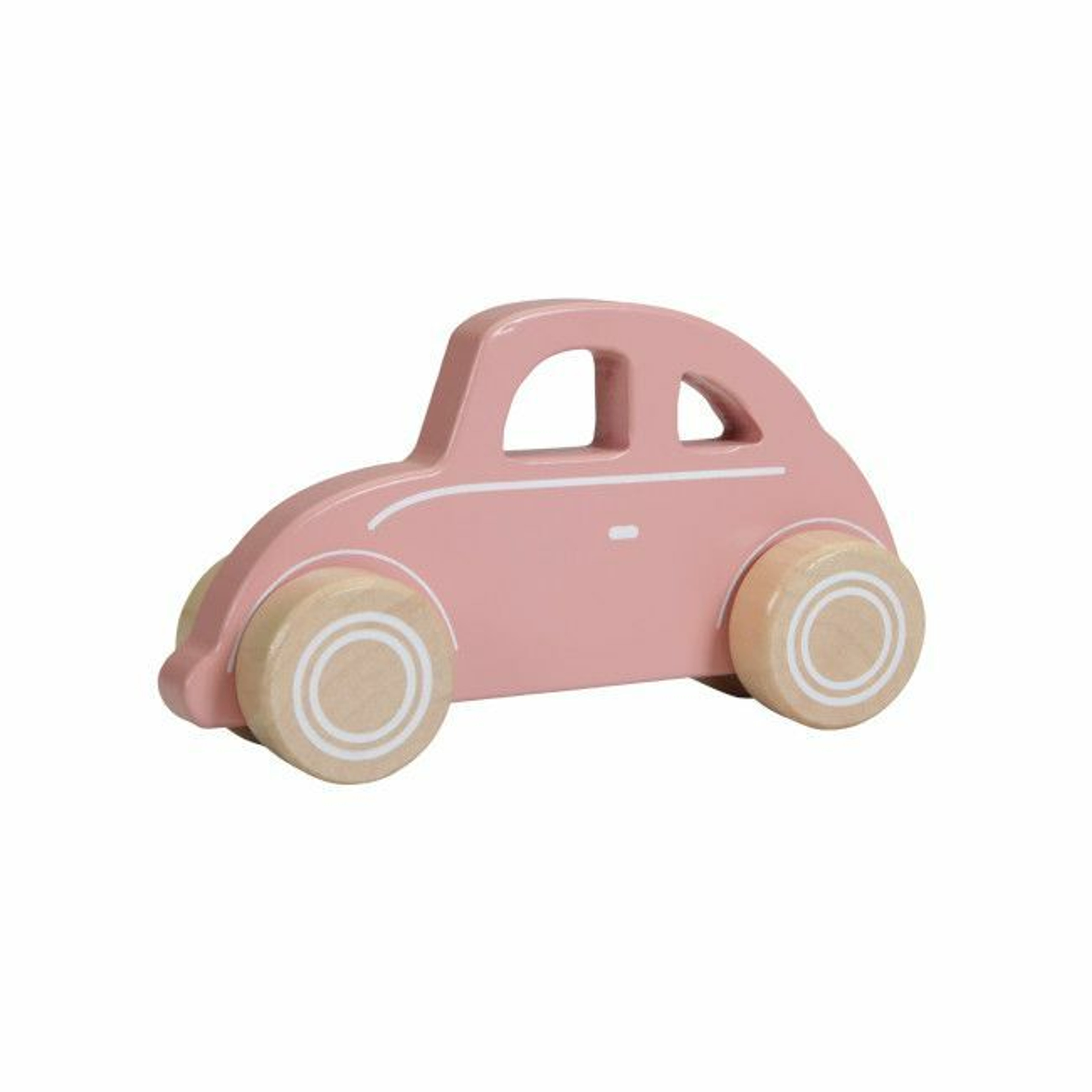 Little Dutch Carrinho de Madeira Rosa +12M LD7000