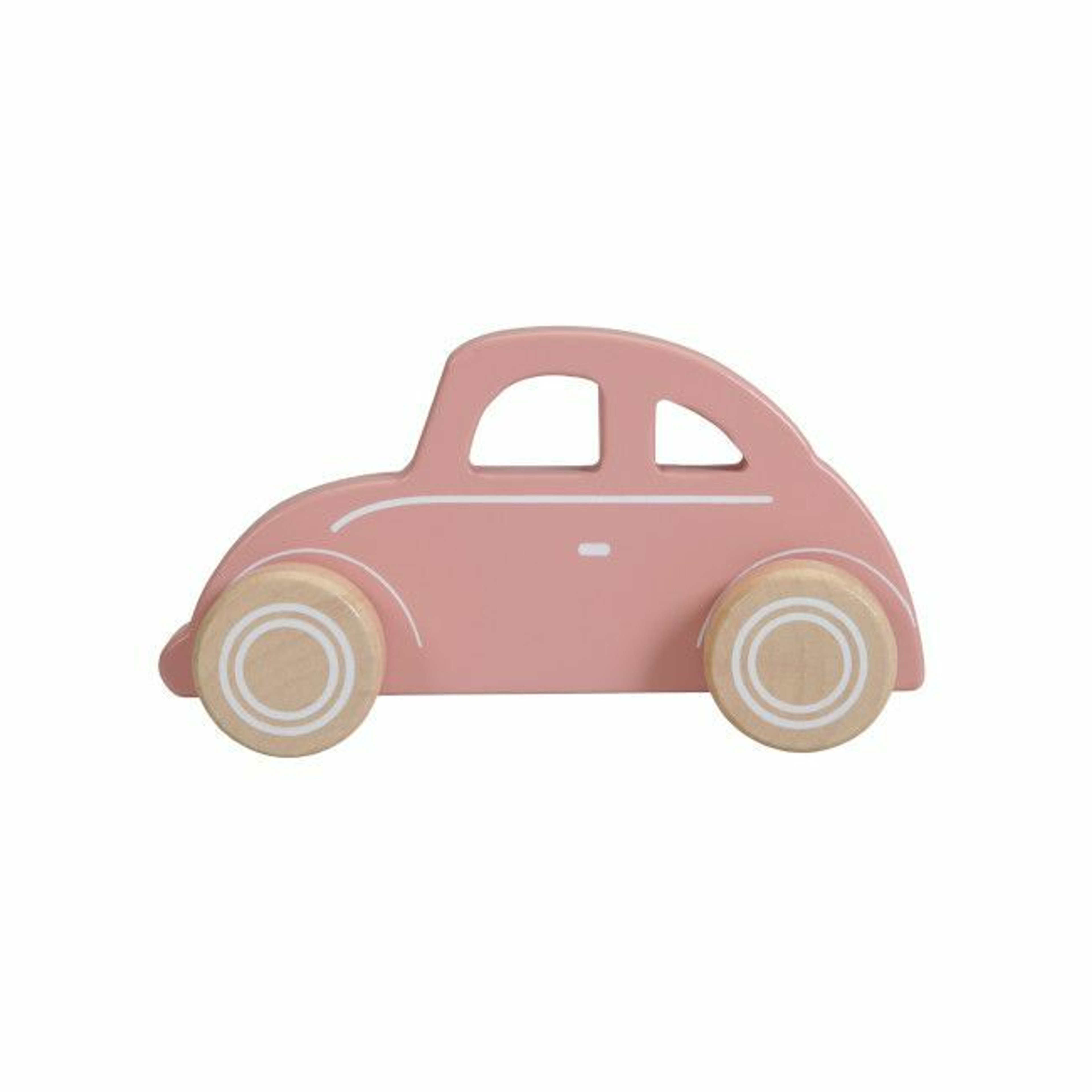 Little Dutch Wooden Cart Pink +12M LD7000