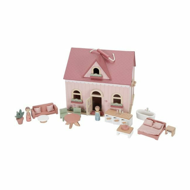 Little Dutch Portable Dollhouse Pink +3 Years LD7116