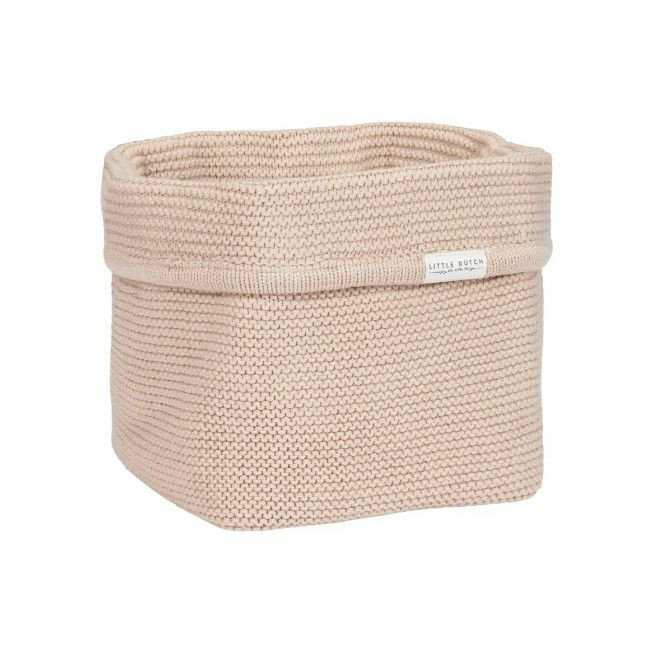Little Dutch Small Knitted Storage Basket Pure Beige TE30423026