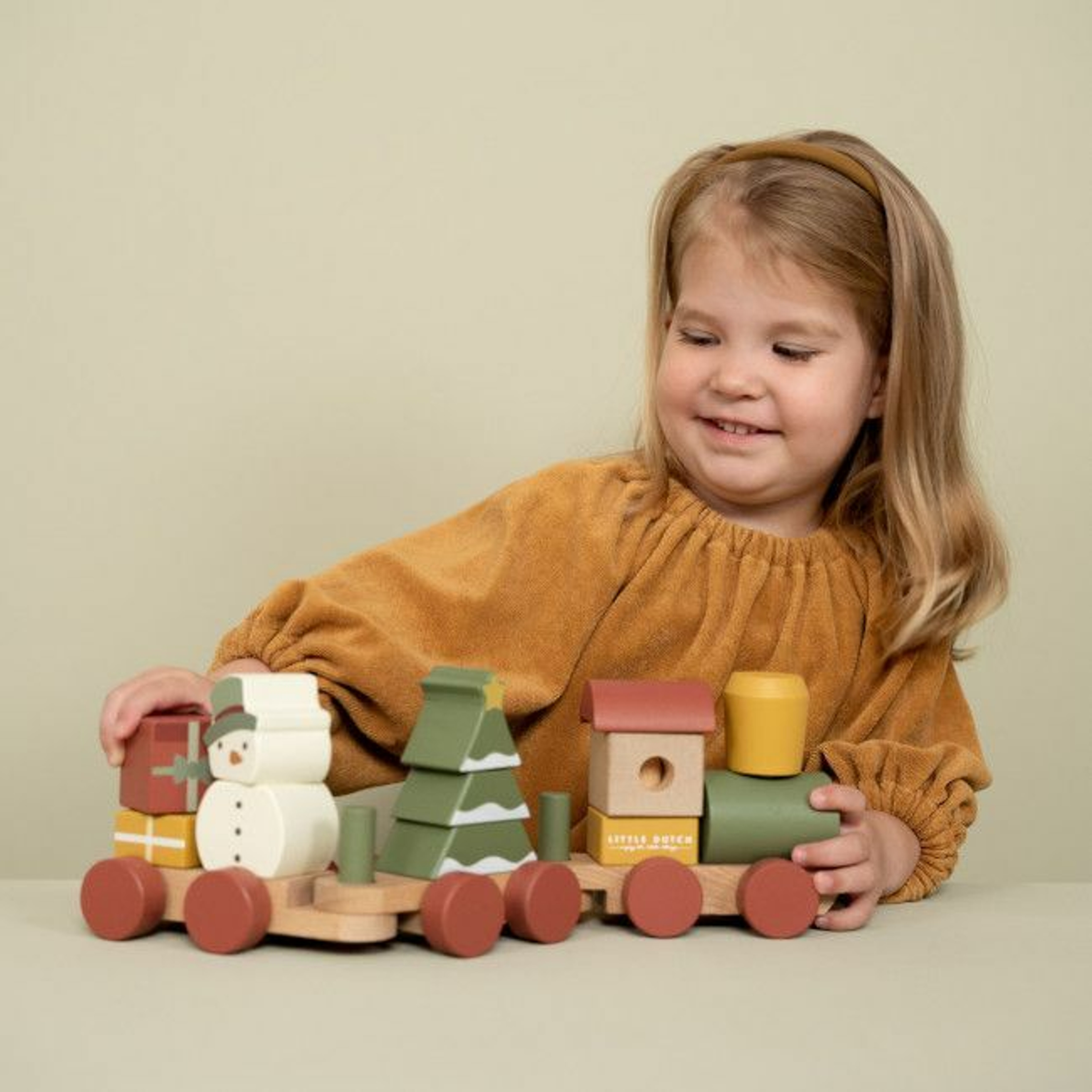 Little Dutch Comboio de Empilhar Natal +12M LD4861