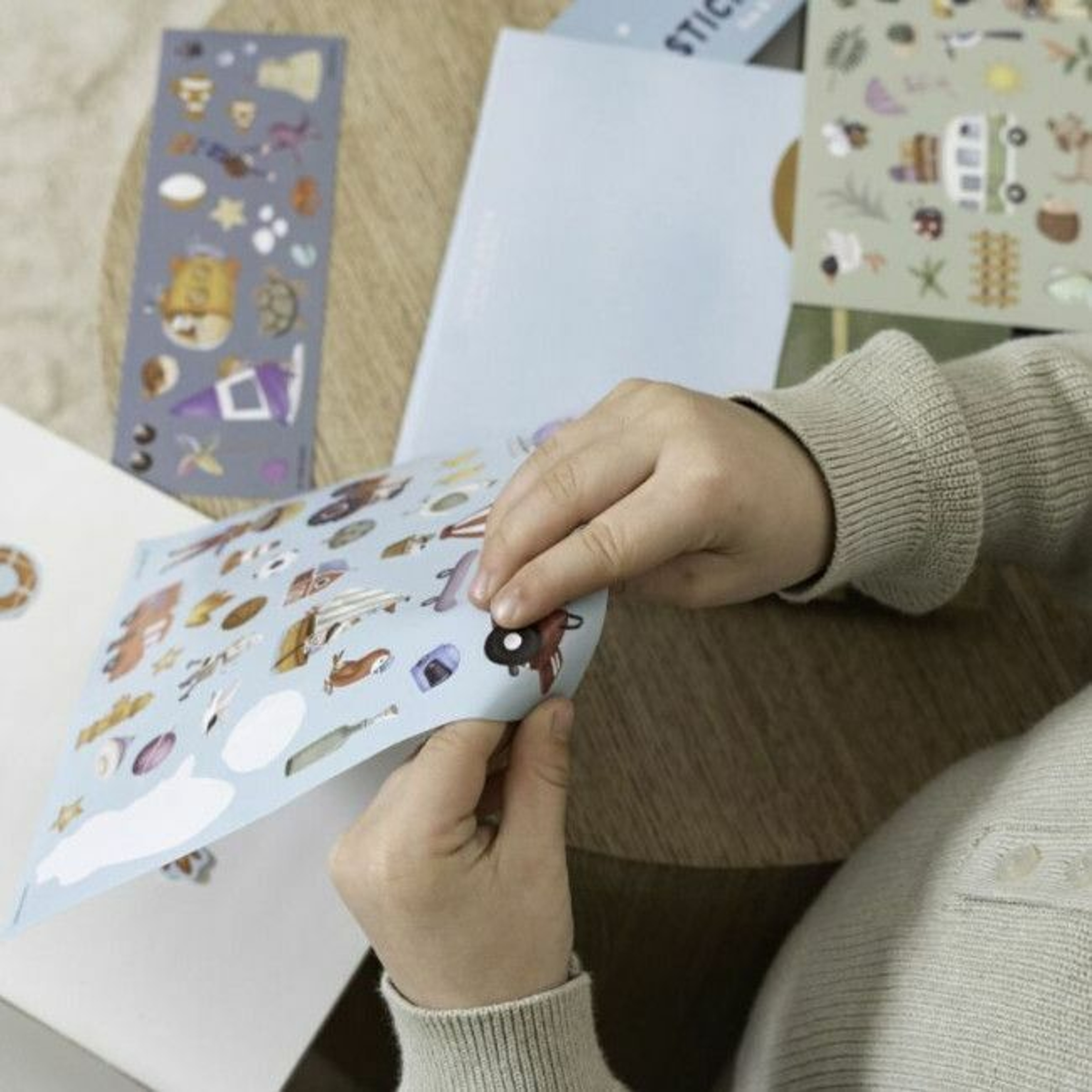 Little Dutch Conjunto de Autocolantes Jim e Amigos +3 Anos 125629