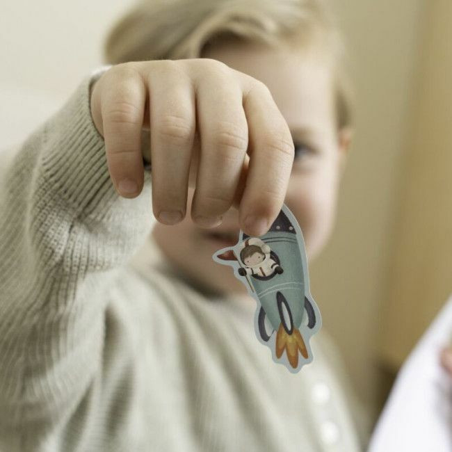 Little Dutch Conjunto de Autocolantes Jim e Amigos +3 Anos 125629