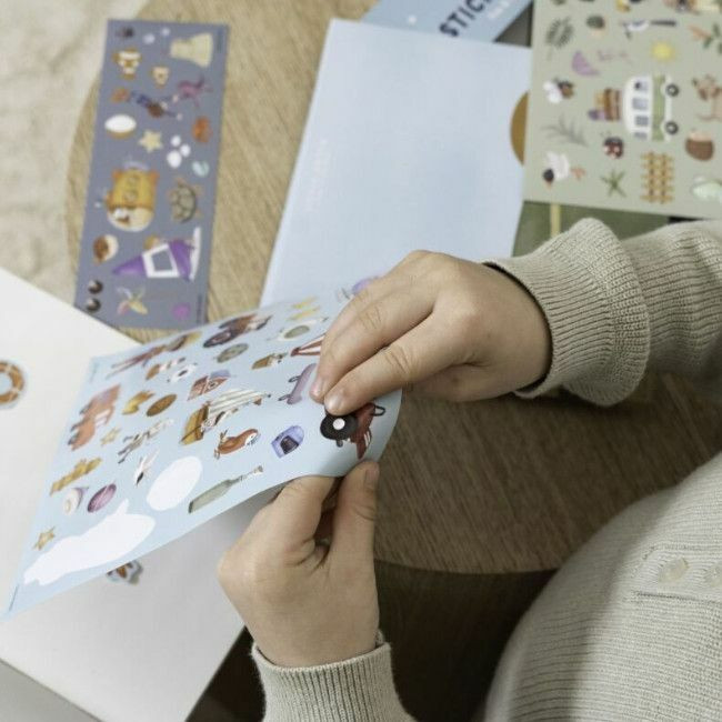 Little Dutch Conjunto de Autocolantes Jim e Amigos +3 Anos 125629