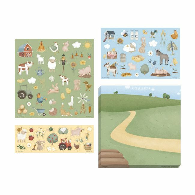 Little Dutch Sticker Set Little Farm +3 Years 125643
