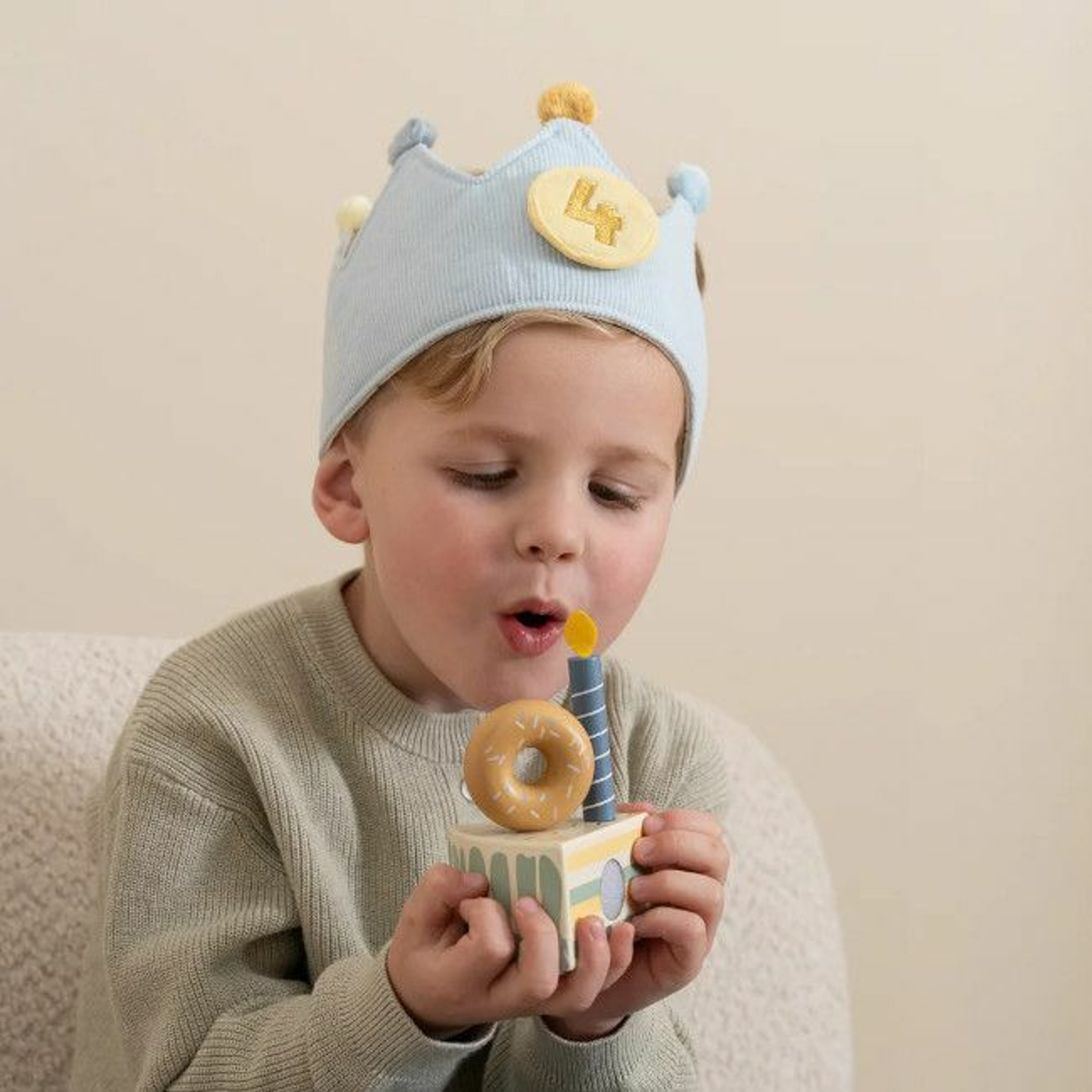 Little Dutch Coroa de Aniversário Azul +12M LD4516