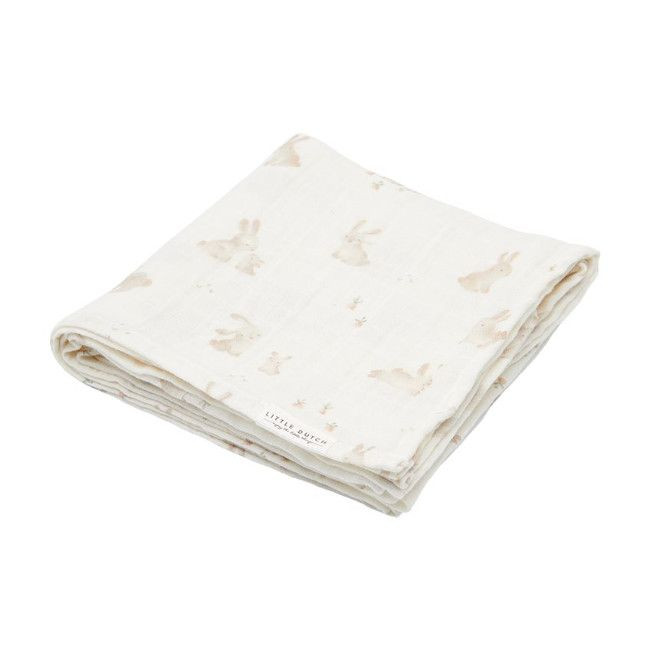 Little Dutch Muslin Swaddle 120x120 Baby Bunny TE51903023