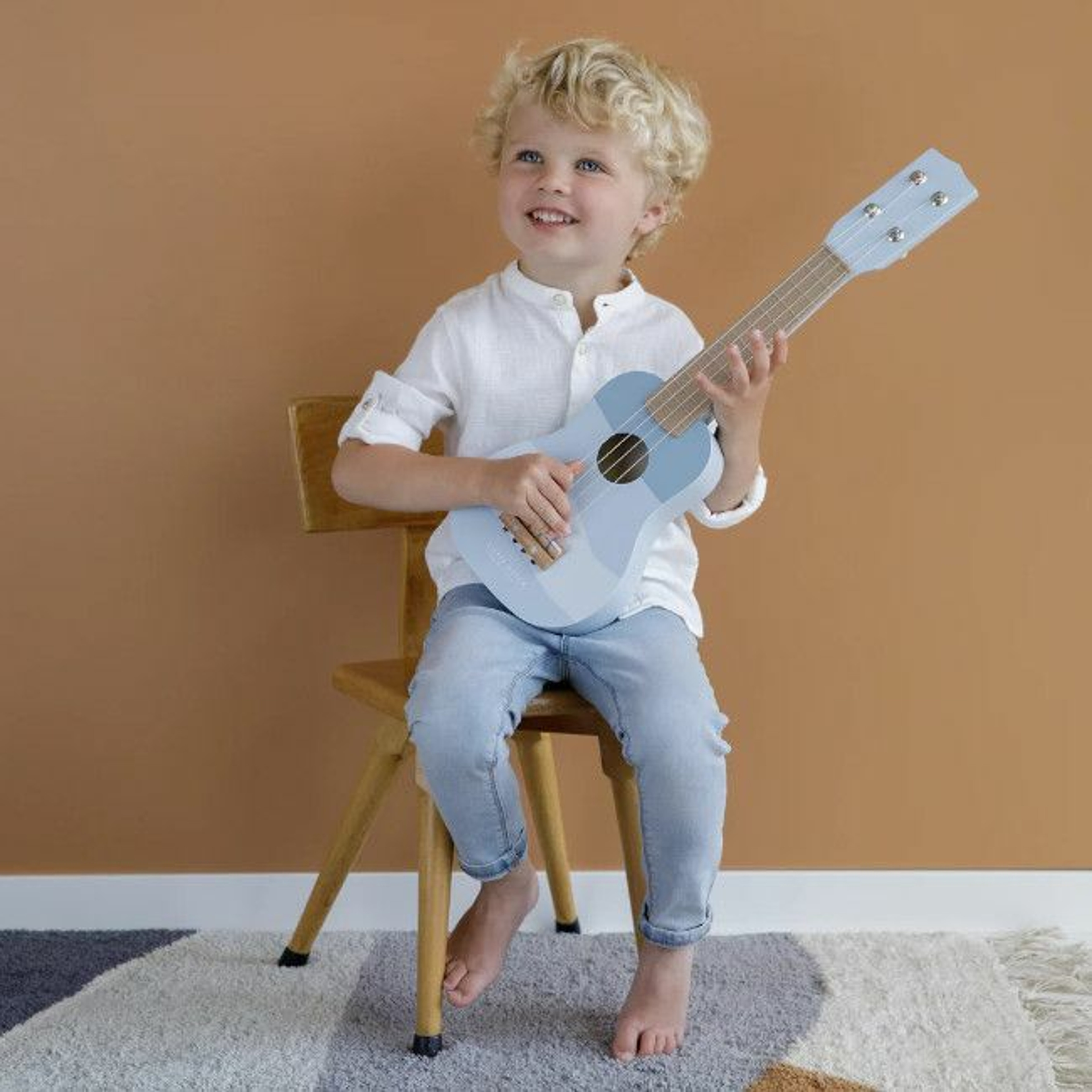 Little Dutch Guitarra em Madeira Blue +3 Anos LD7015