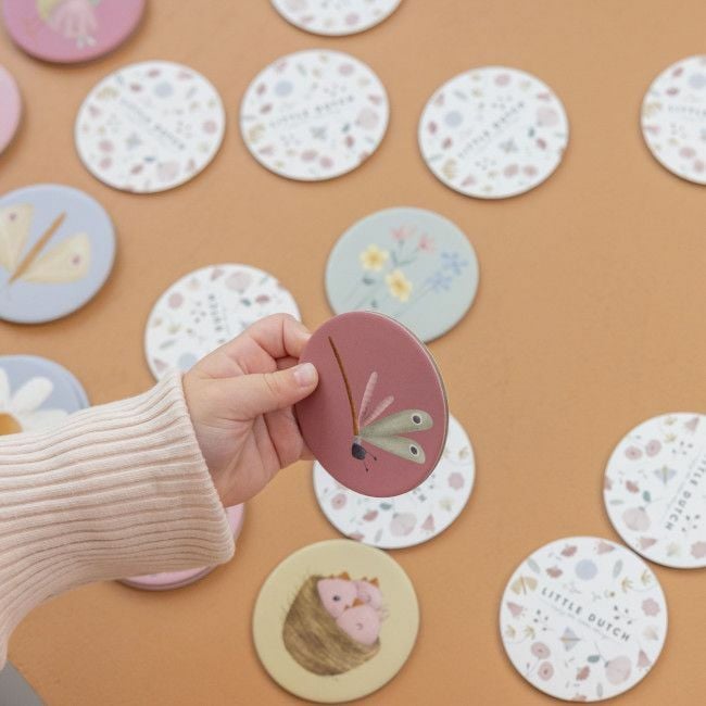 Little Dutch Jogo de Memória Flowers & Butterflies +3 Anos LD4758