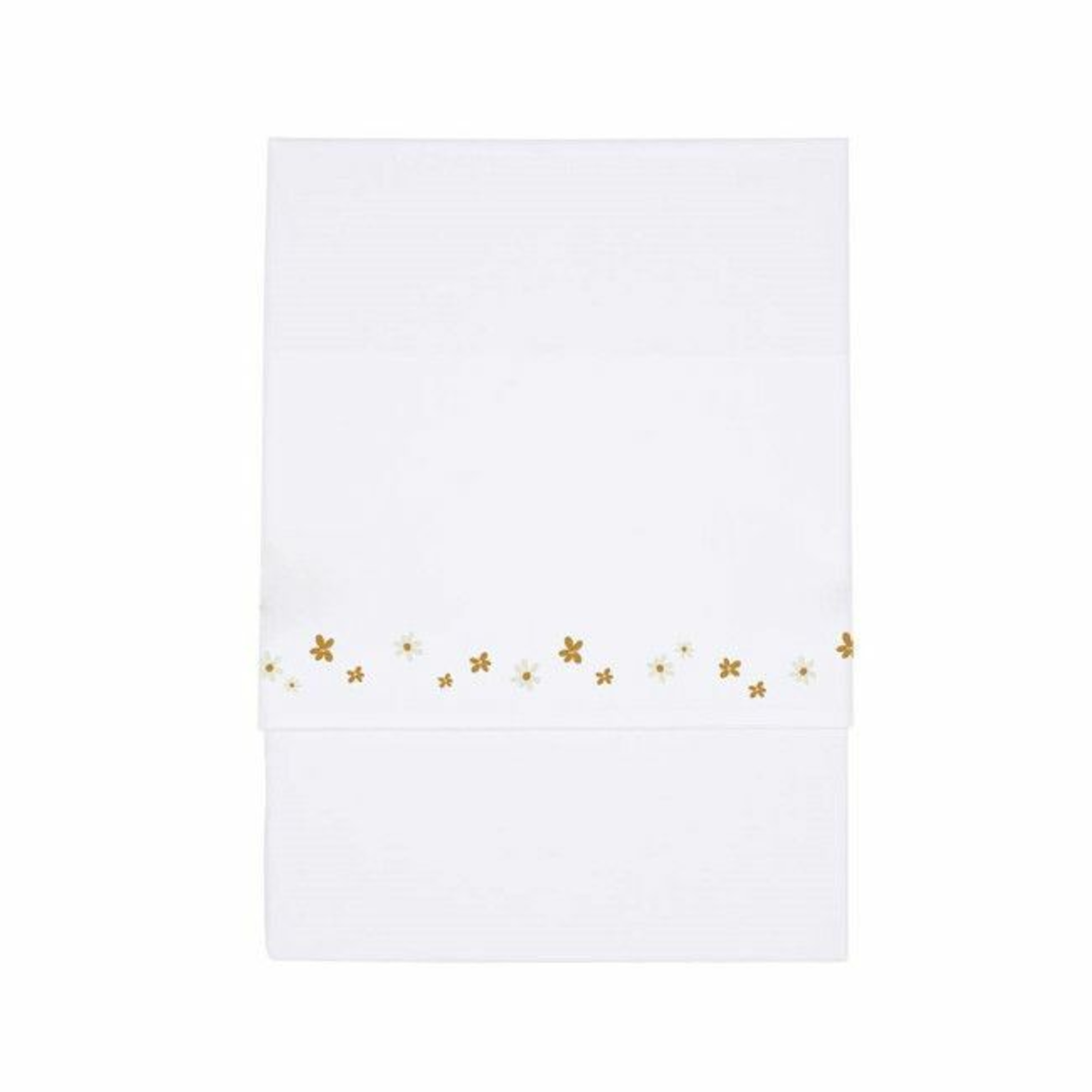 Little Dutch Embroidered Sheet 70x100 Little Pink Flowers TE10241581