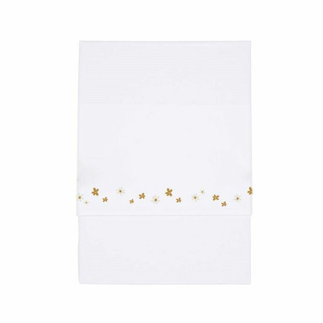 Little Dutch Embroidered Sheet 70x100 Little Pink Flowers TE10241581