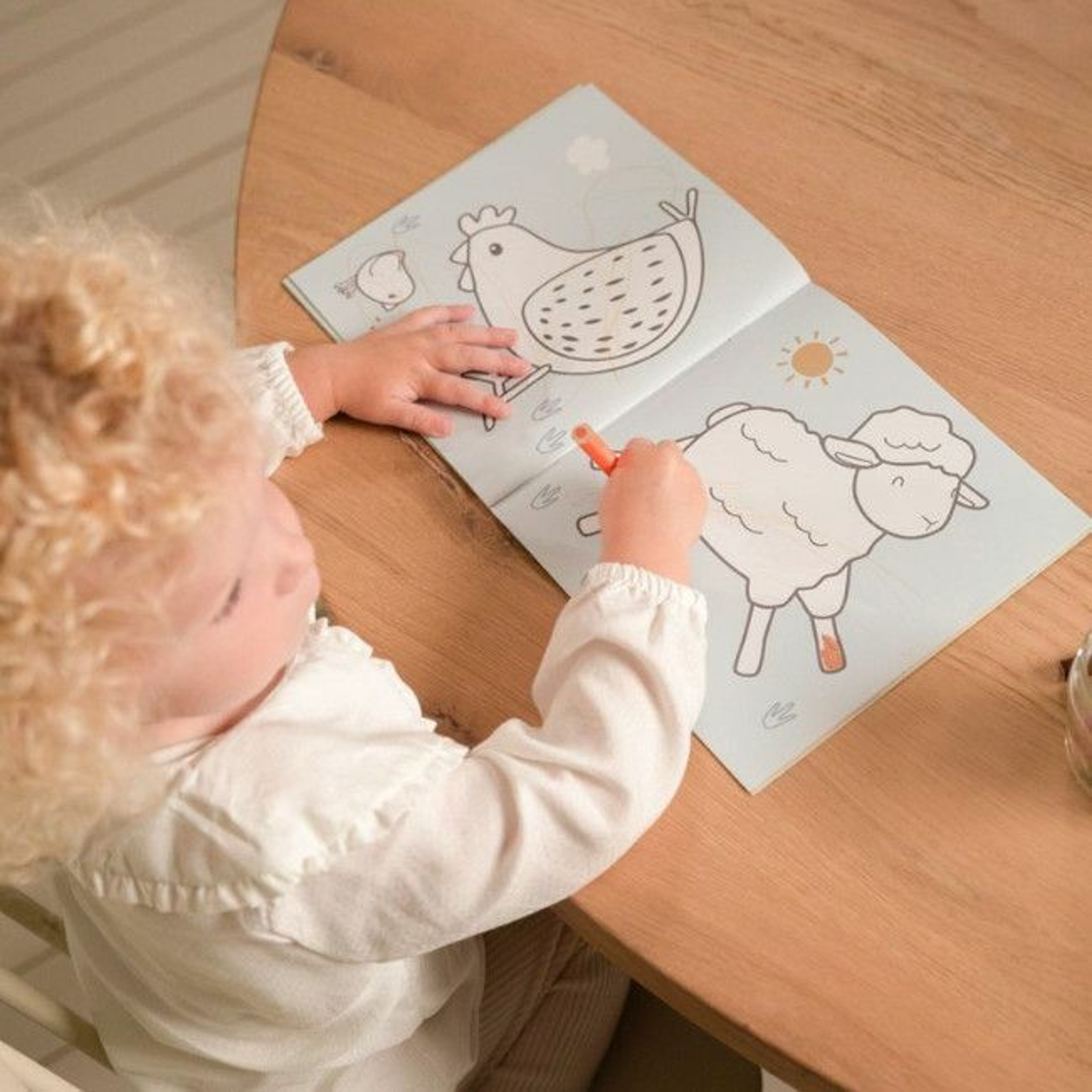 Little Dutch Livro de Colorir Little Farm +2 Anos 125650