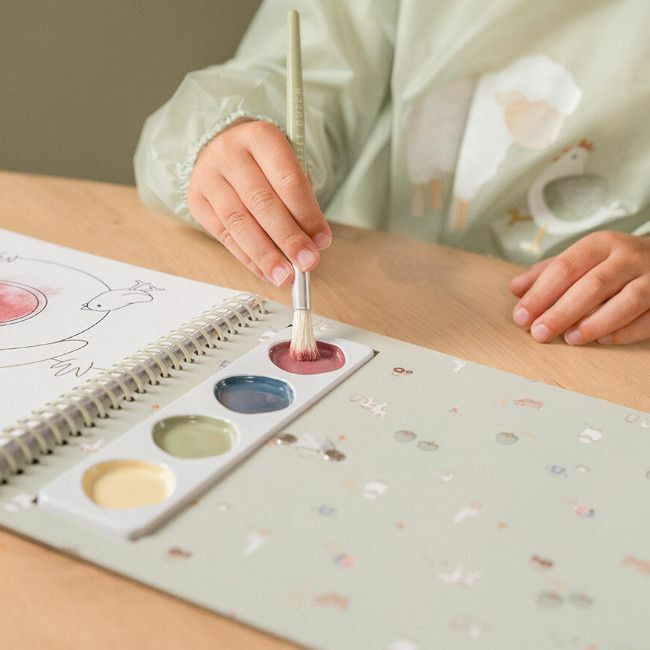 Little Dutch Livro de Colorir com Aguarelas Little Farm +3 Anos 125681