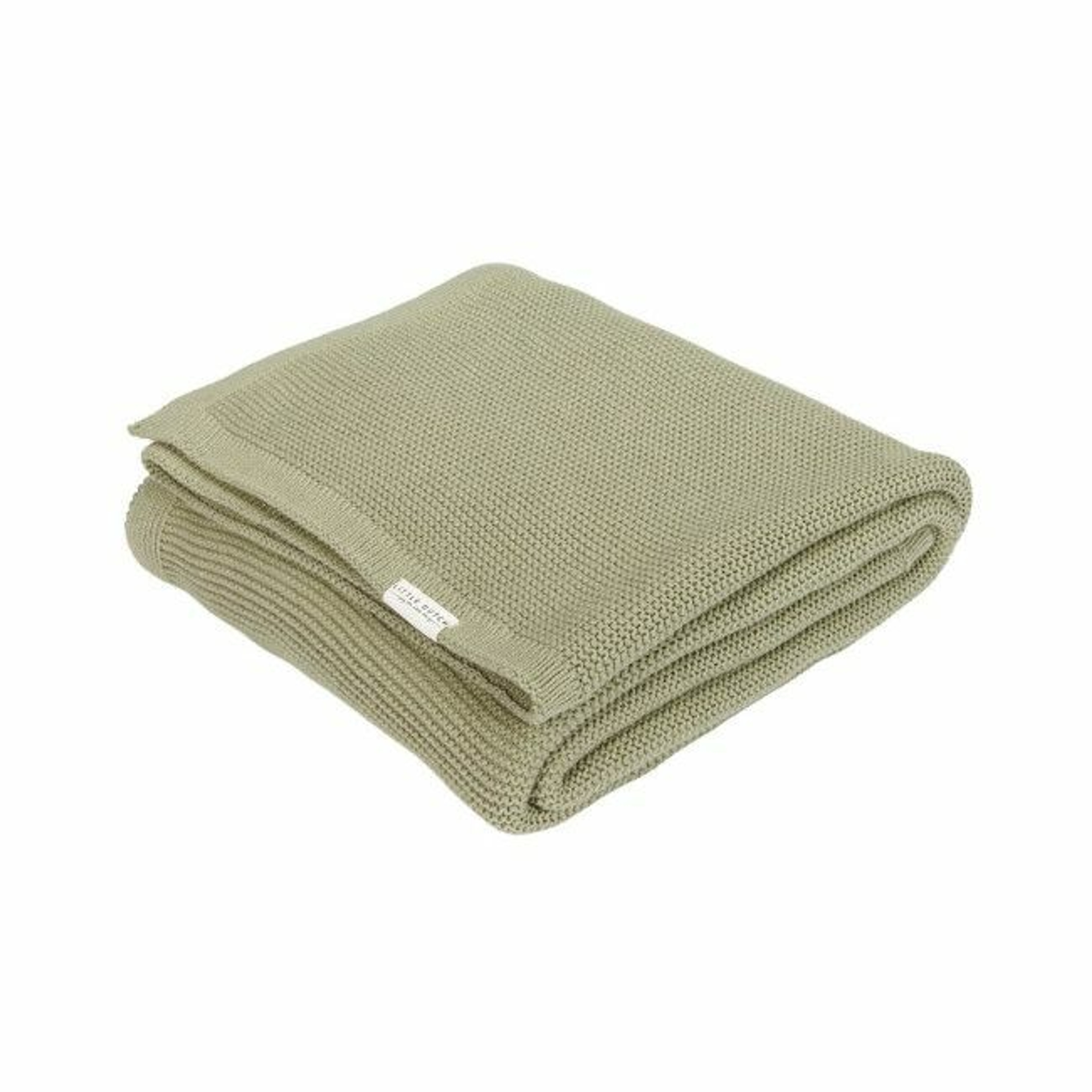 Little Dutch Knitted Blanket 110x140 Pure Olive TE12514027