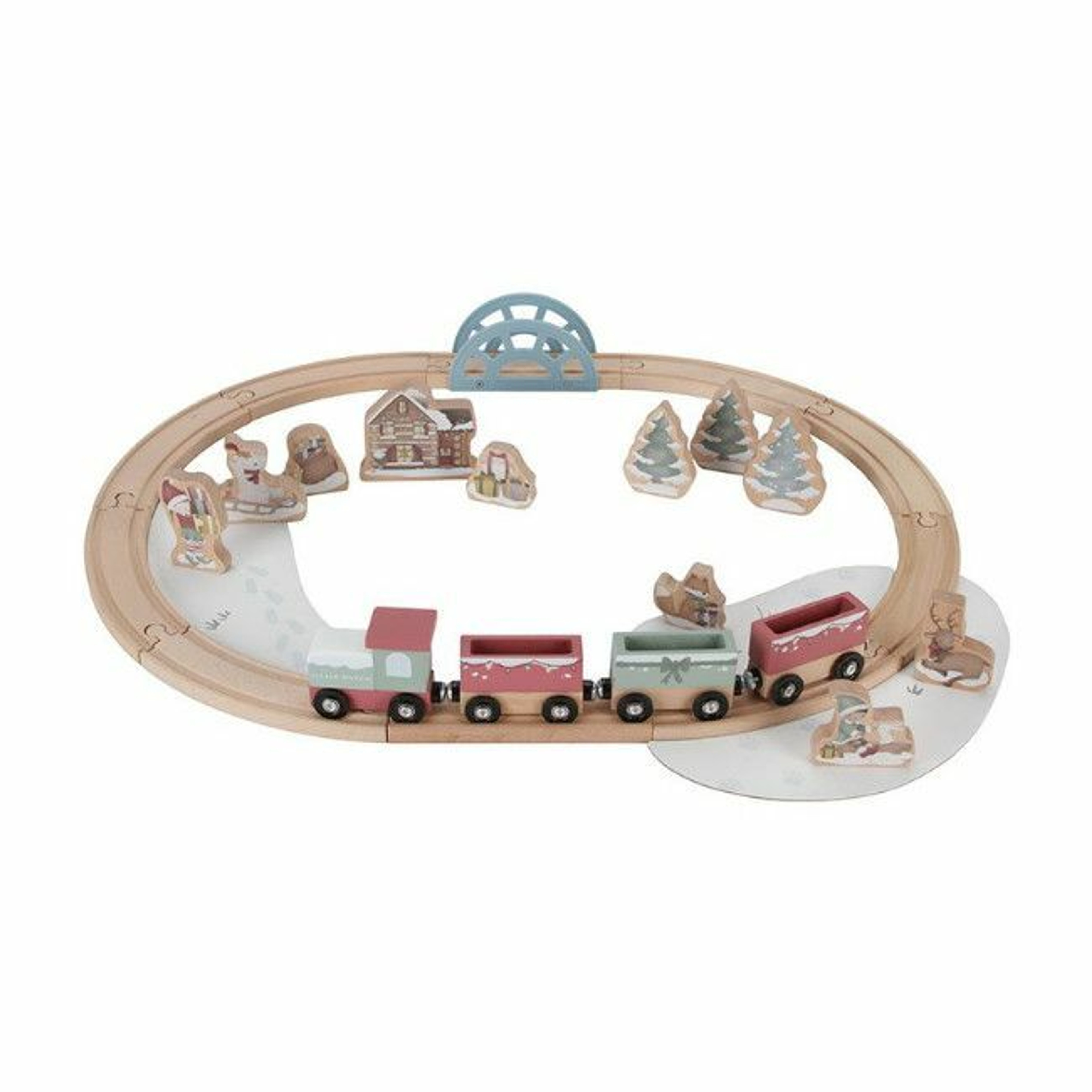 Little Dutch Christmas Train Track +18M LD4868