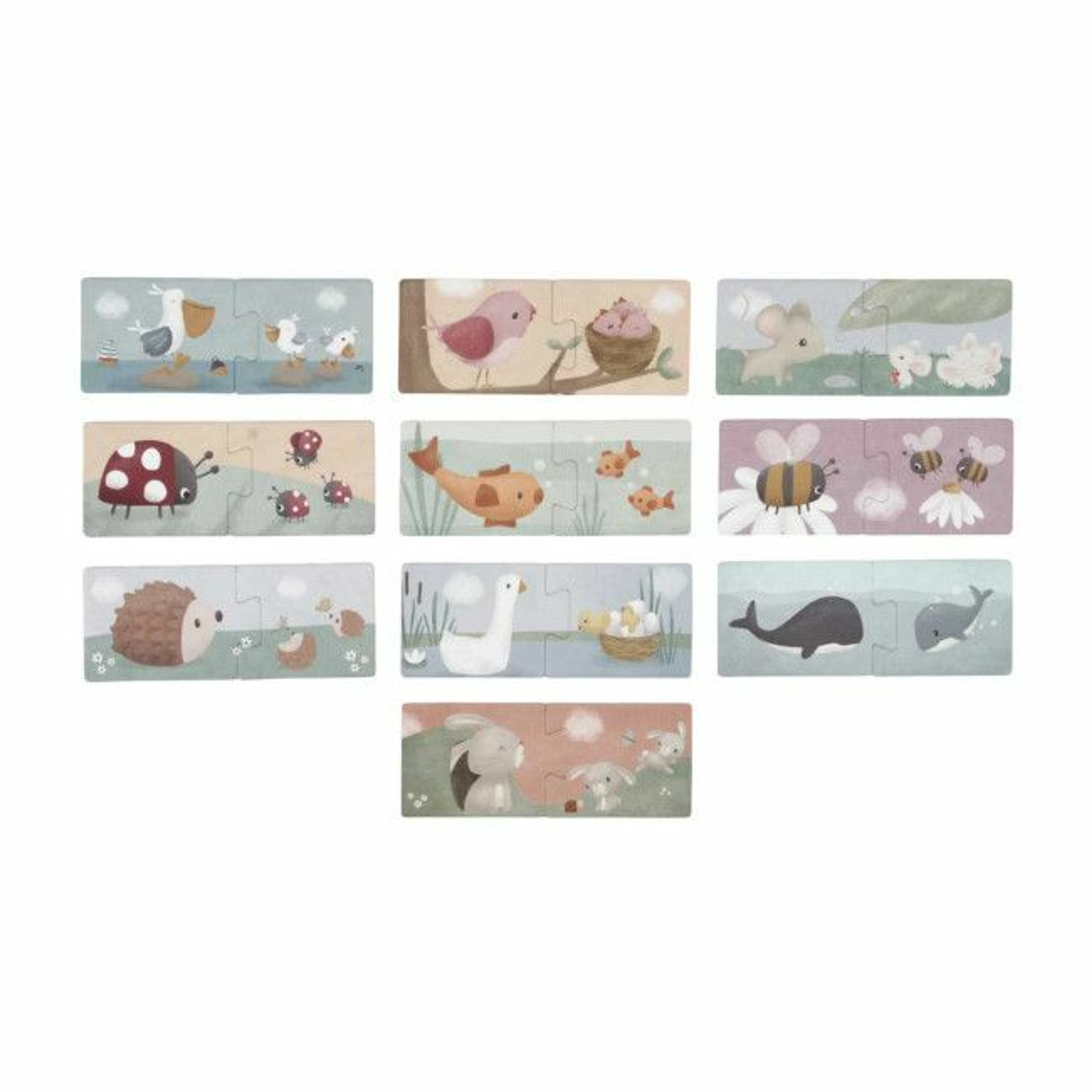 Little Dutch Duo Puzzle Flowers & Butterflies +2 Years LD4764