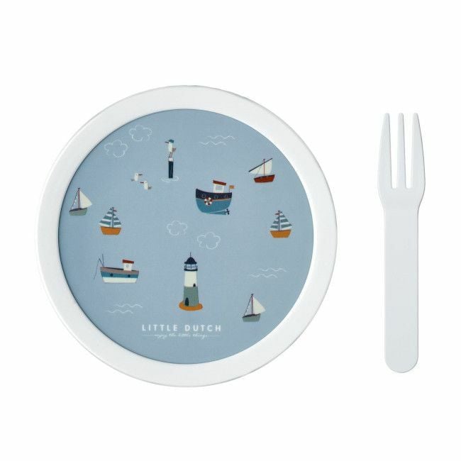 Little Dutch Recipiente com Garfo Sailors Bay 107430065244