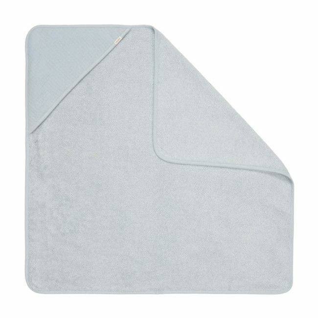 Little Dutch Toalha de Banho com Capuz 75x75 Pure Soft Blue TE50642004