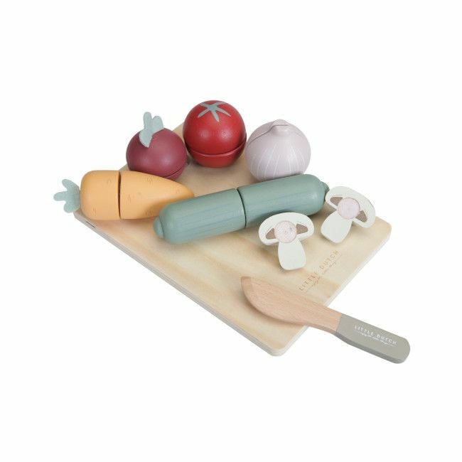 Little Dutch Wooden Vegetable Cutting Board +2Y LD4484