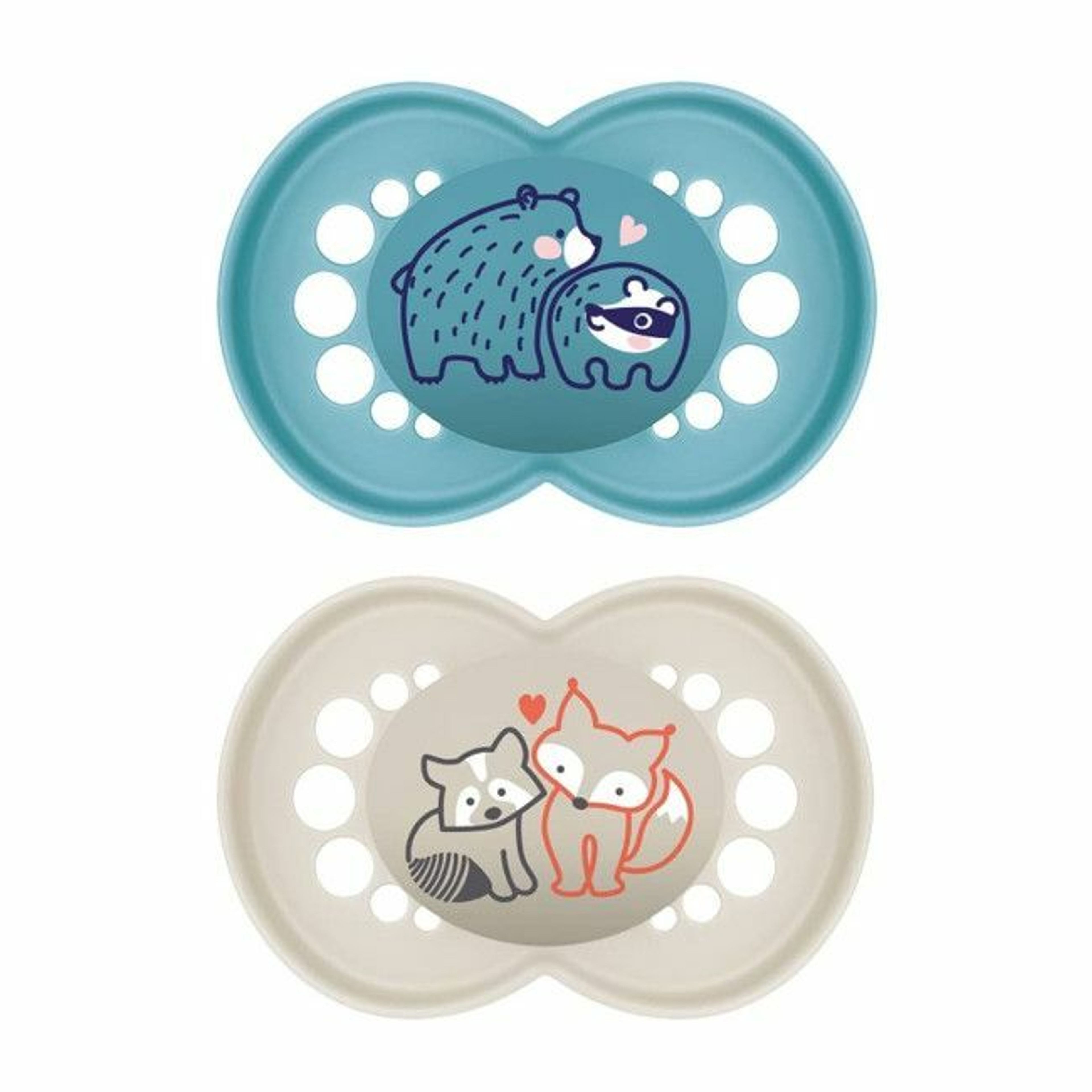 MAM 2 Original Pure Silicone Soothers Blue +6M S316