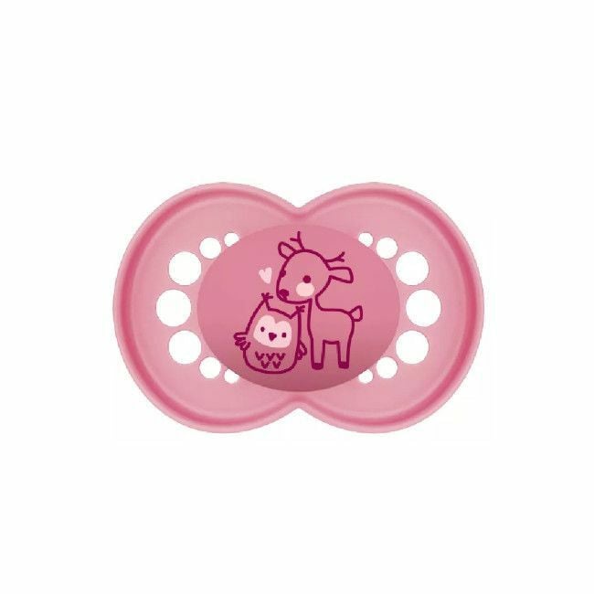 MAM 2 Chupetas Original Pure Silicone Rosa +16M S335