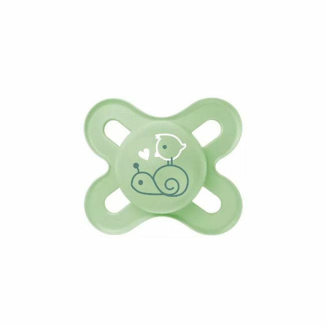 MAM 2 Chupetas Start Pure Silicone Planet Love Verde 0-2M S306