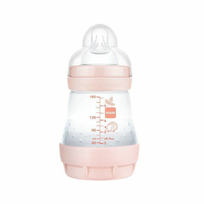 MAM Biberão Anti-Cólicas Easy Start 160ml Colours of Nature Rosa +0M