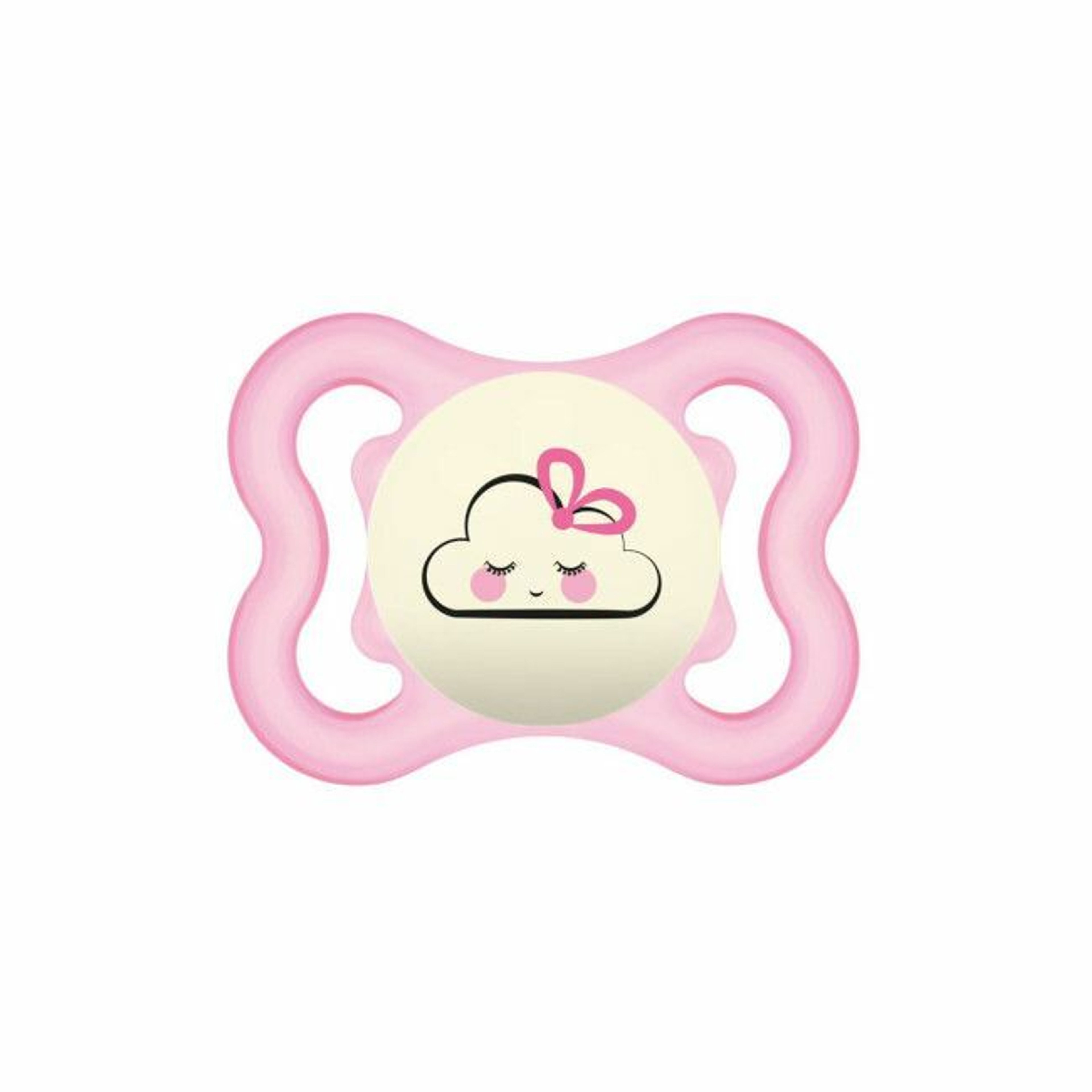 MAM Supreme Night Silicone Soother Cloud Pink +2M S251