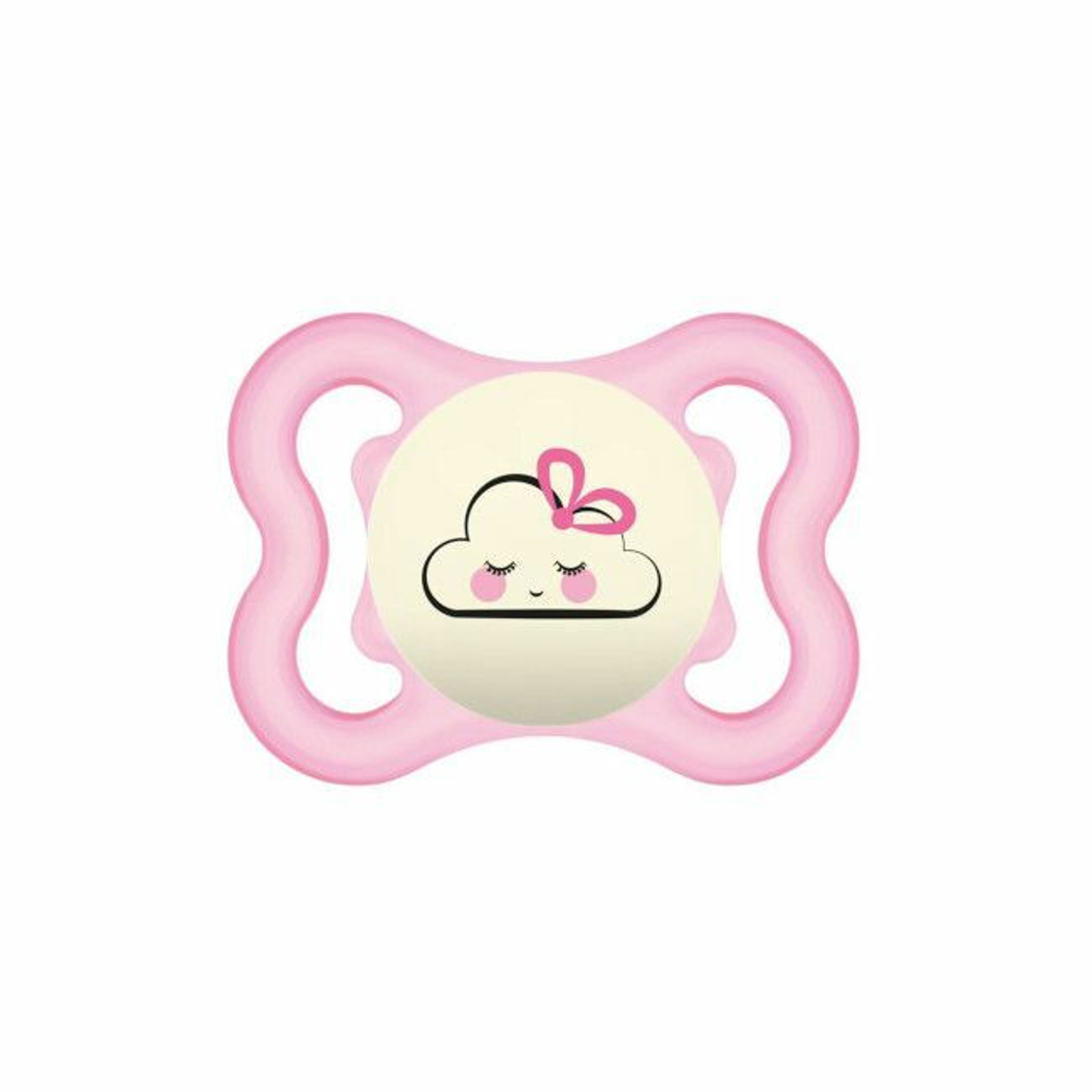 MAM Supreme Night Silicone Soother Cloud Pink +2M S251