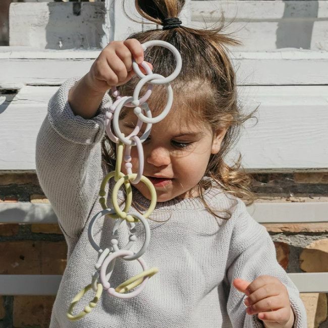 BIBS 12 Argolas de Brincar Haze/Meadow/Blossom +0M