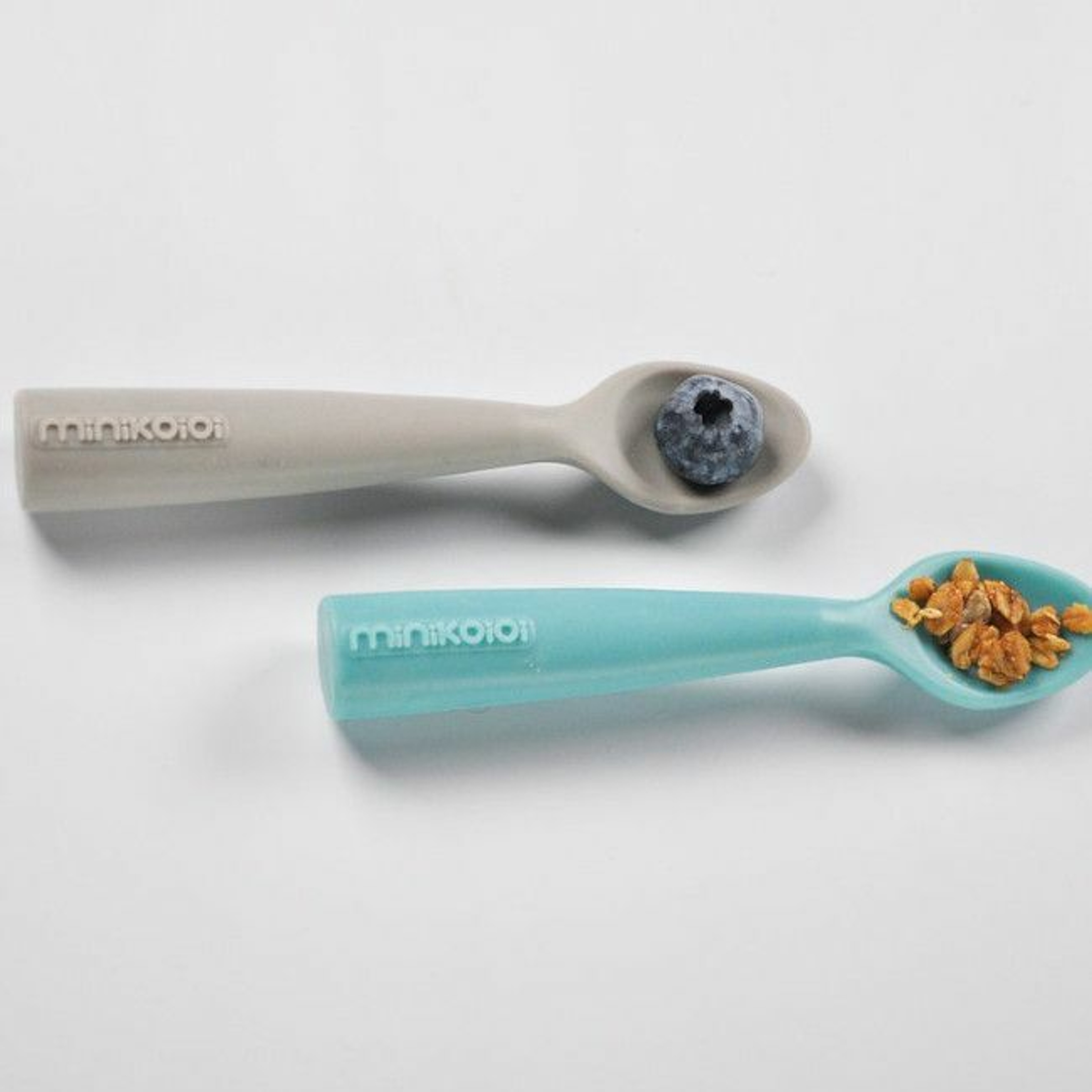 MinikOiOi 2 Colheres Scooper Aqua Green/Powder Grey 261101140016