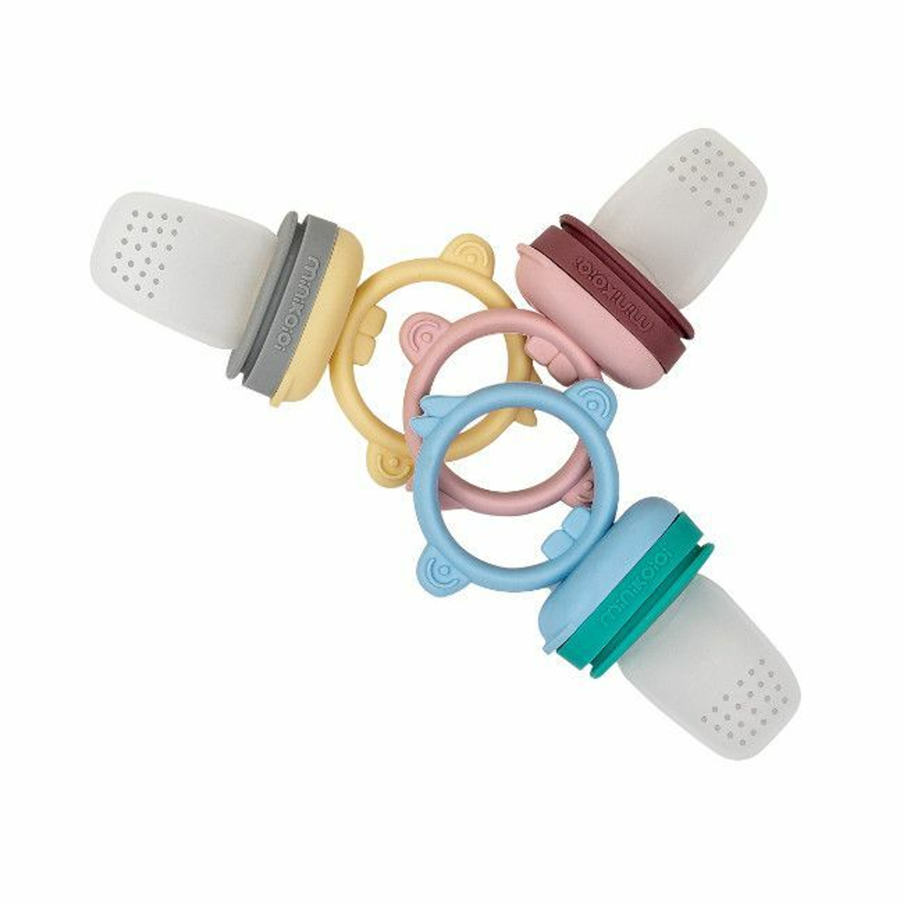 MinikOiOi Colher Dispensadora Pulp Mellow Yellow/Powder Grey 261101130003