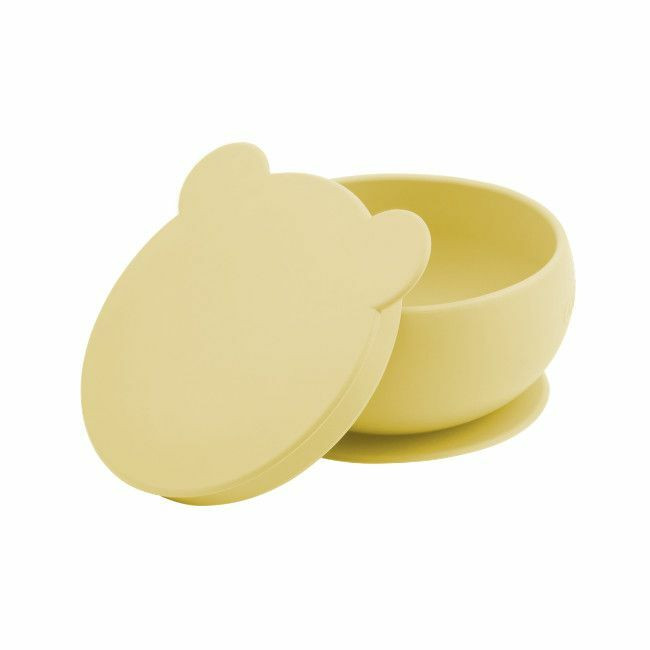 MinikOiOi Bowl with Lid Mellow Yellow 261101080006