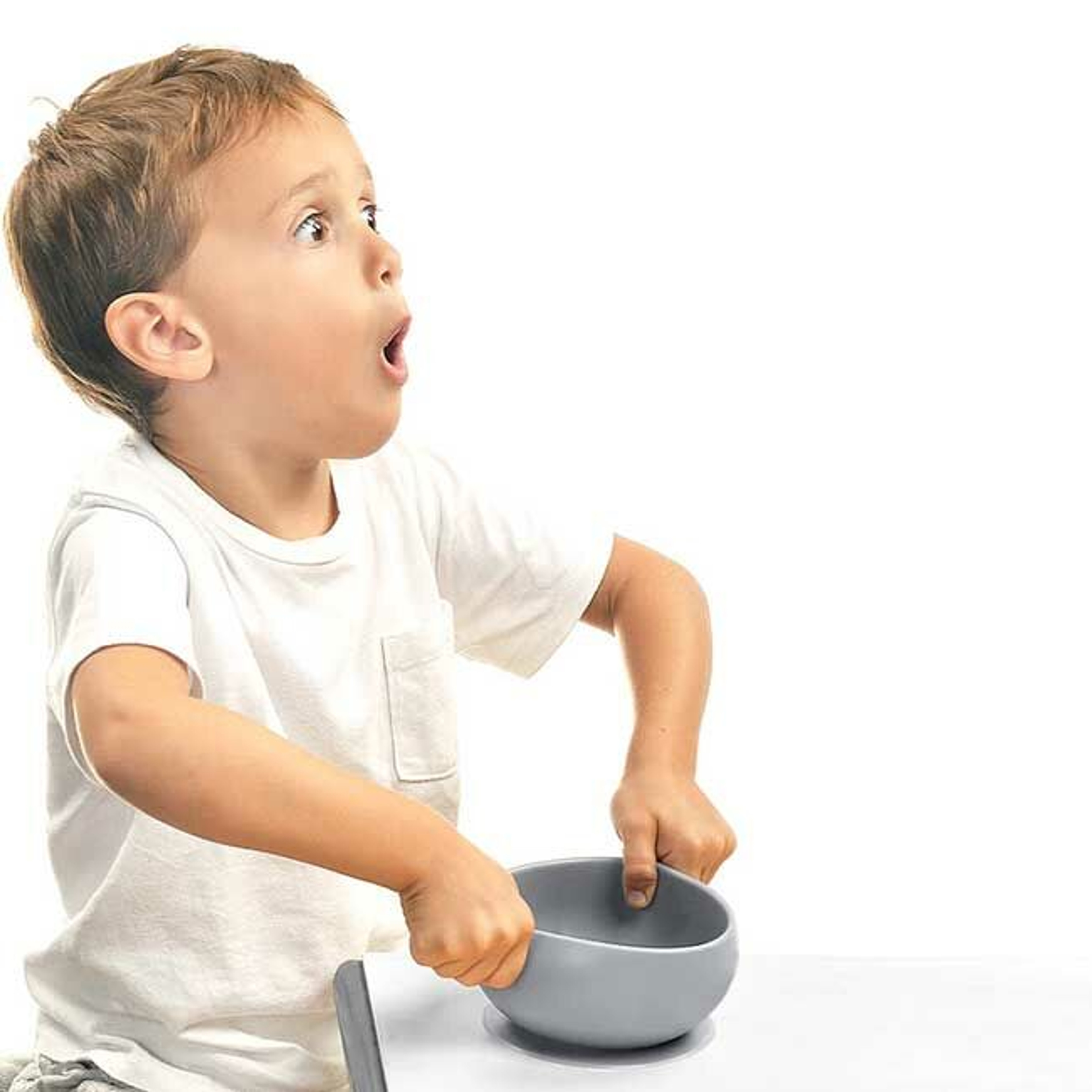 MinikOiOi Taça com Tampa Powder Grey 261101080004