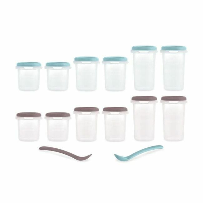 Miniland 12 Hermetic Containers + 2 Spoons Terra 89542