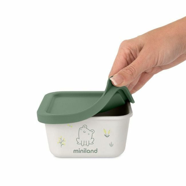 Miniland 2 Recipientes Herméticos NaturSet Frog 89457