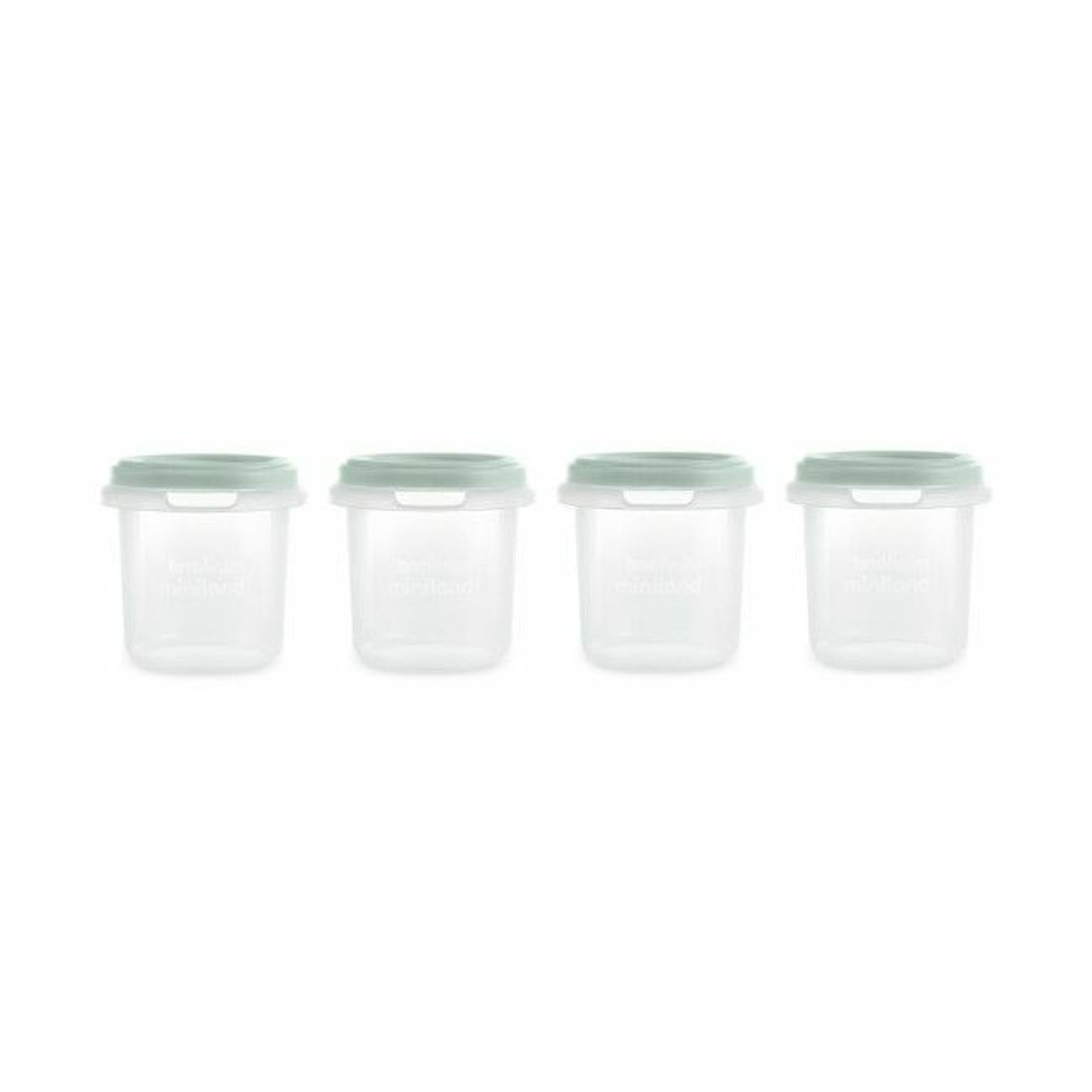Miniland 4 Hermetic Containers 200ml Mint 89520