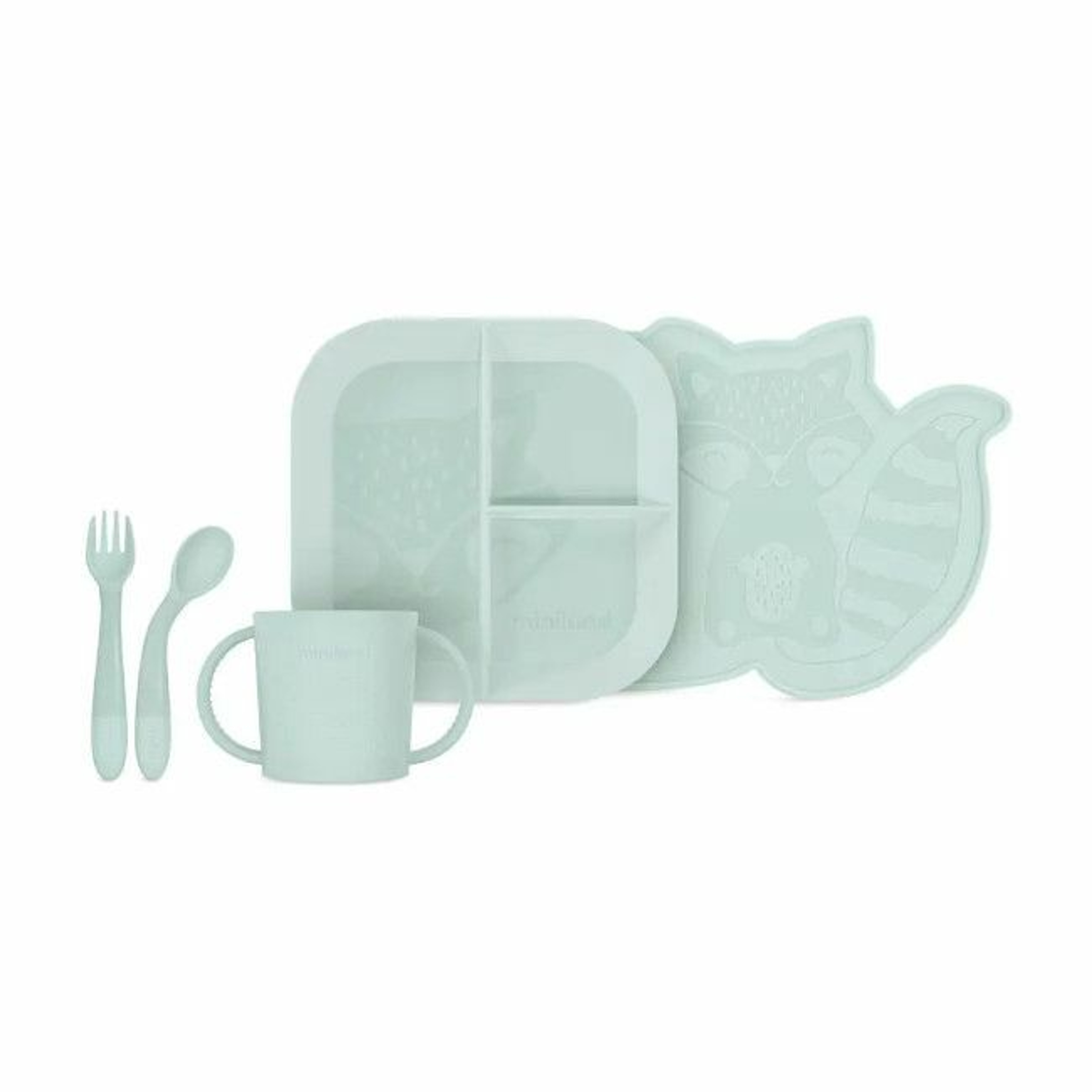 Miniland BLW Feeding Set Mint 89537