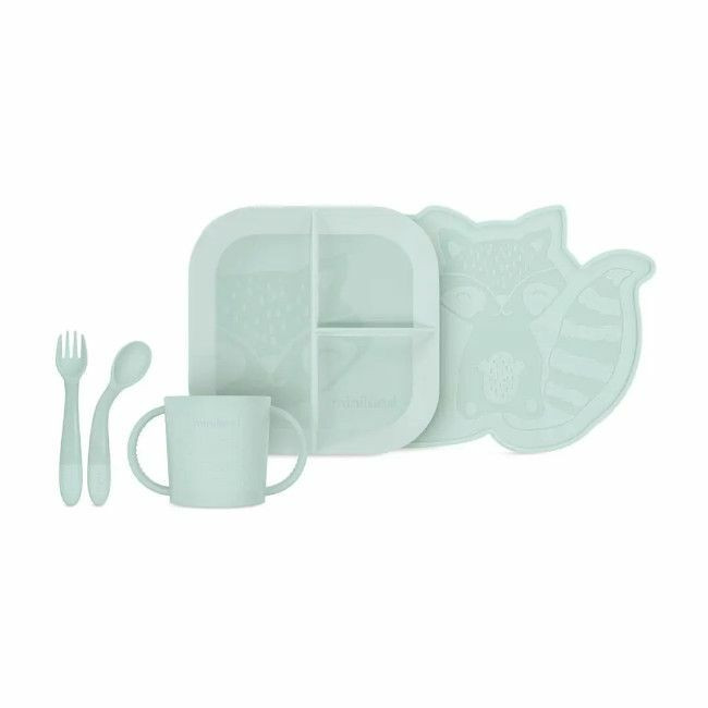 Miniland BLW Feeding Set Mint 89537