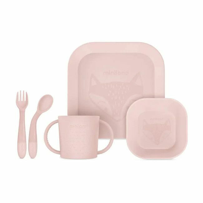 Miniland Square Feeding Set Candy 89532