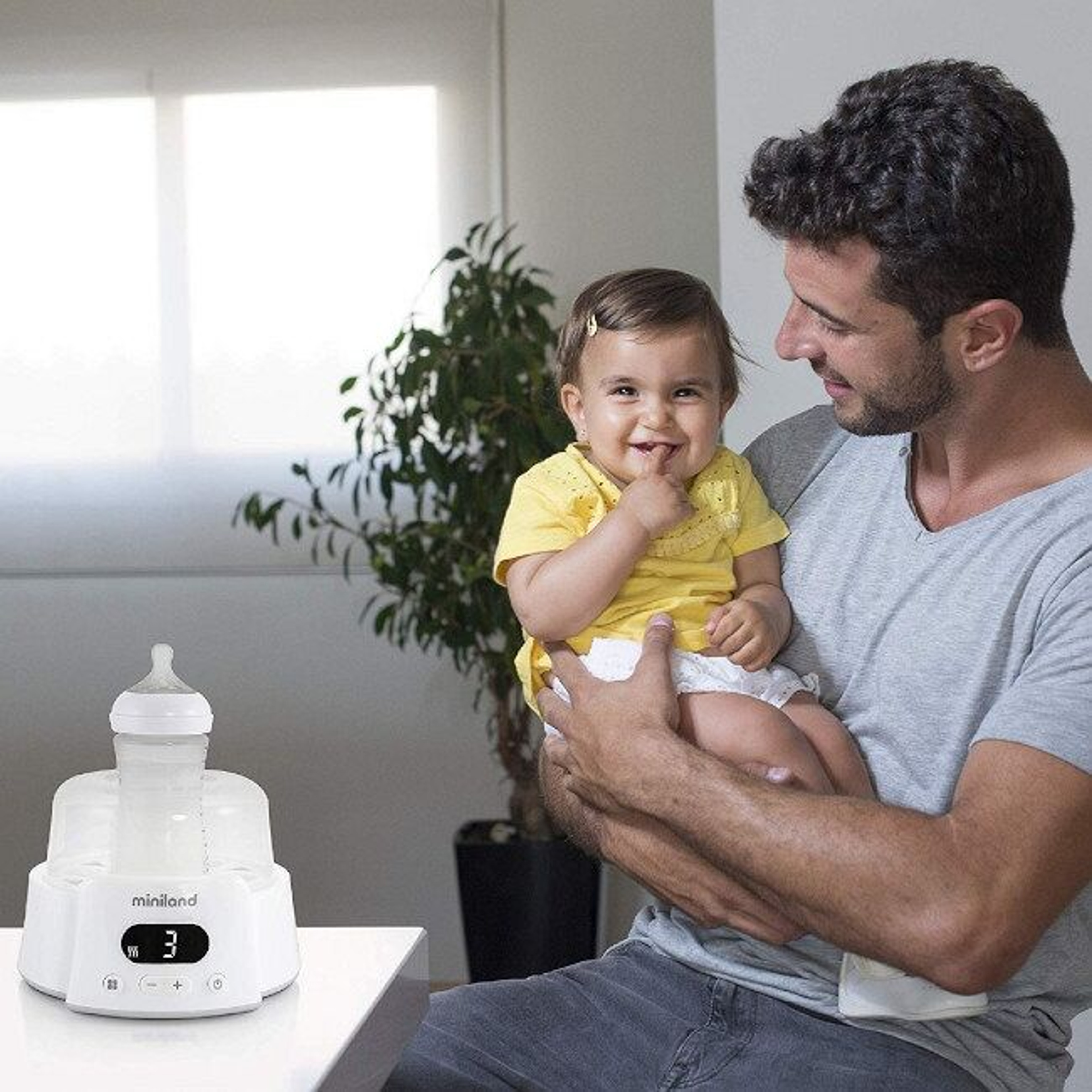 Miniland Esterilizador Aquecedor de Biberões Super 6 89233