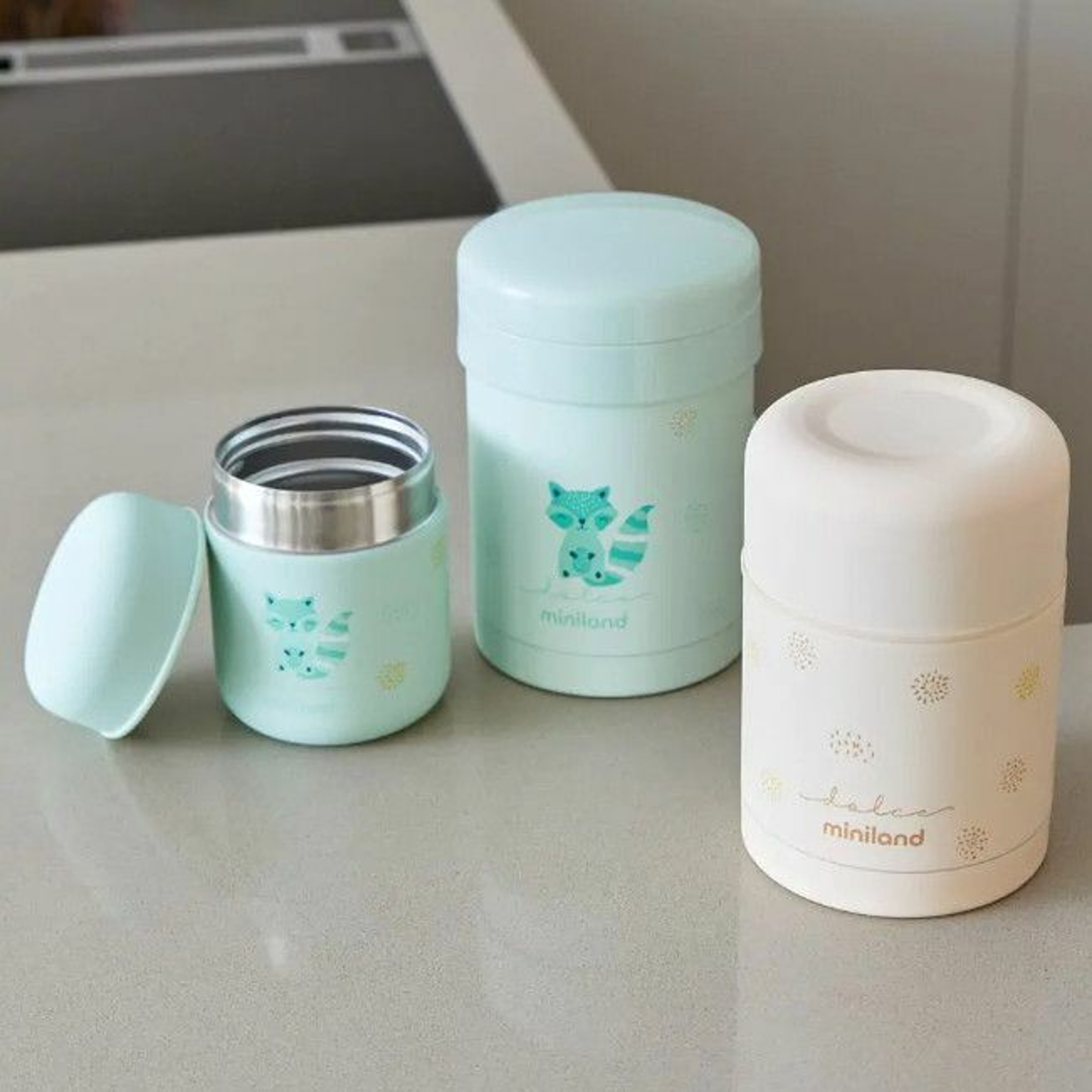 Miniland Mini Termo Sólidos Thermy Mint 280ml 89467