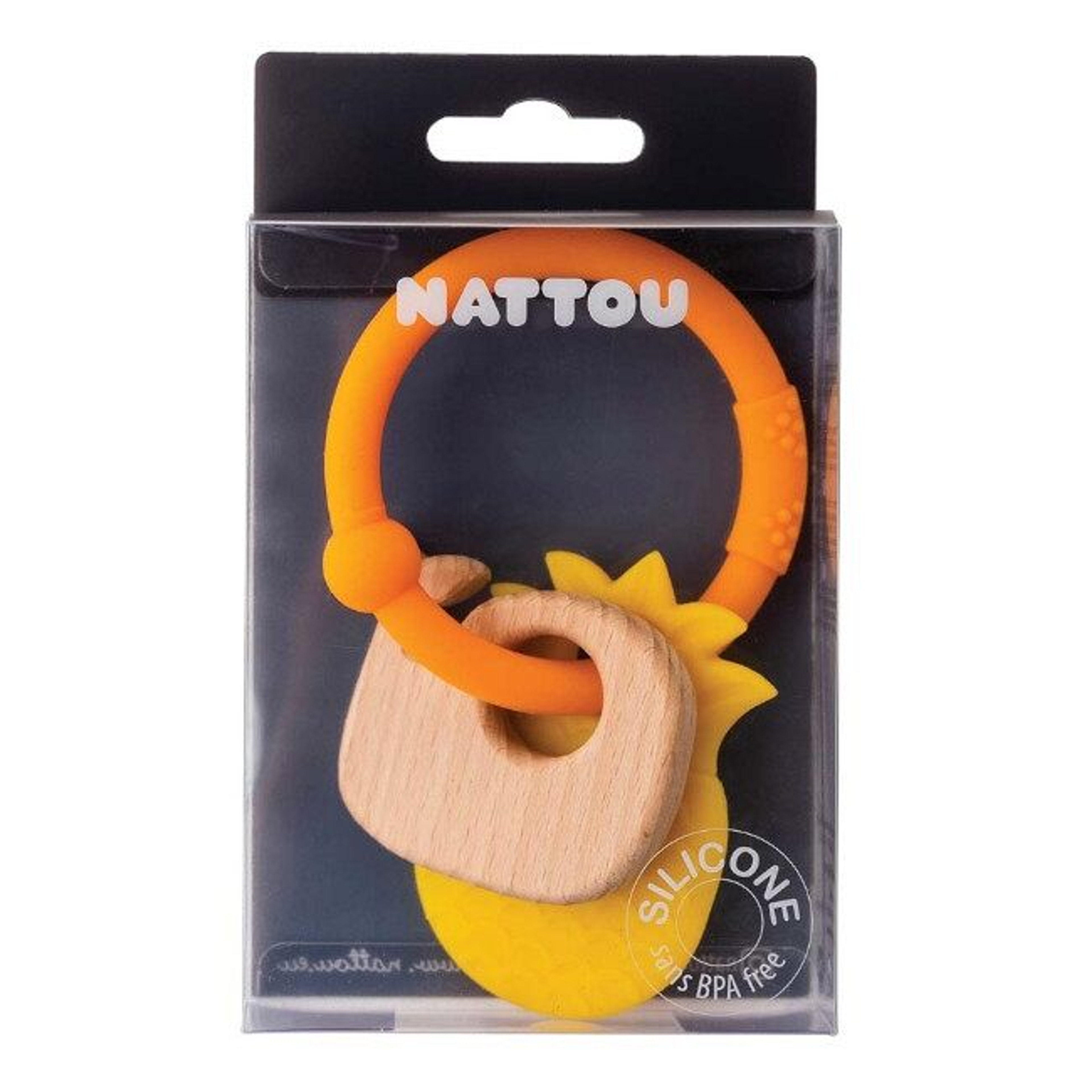 Nattou Mordedor Roca Silicone Ananás 11879620