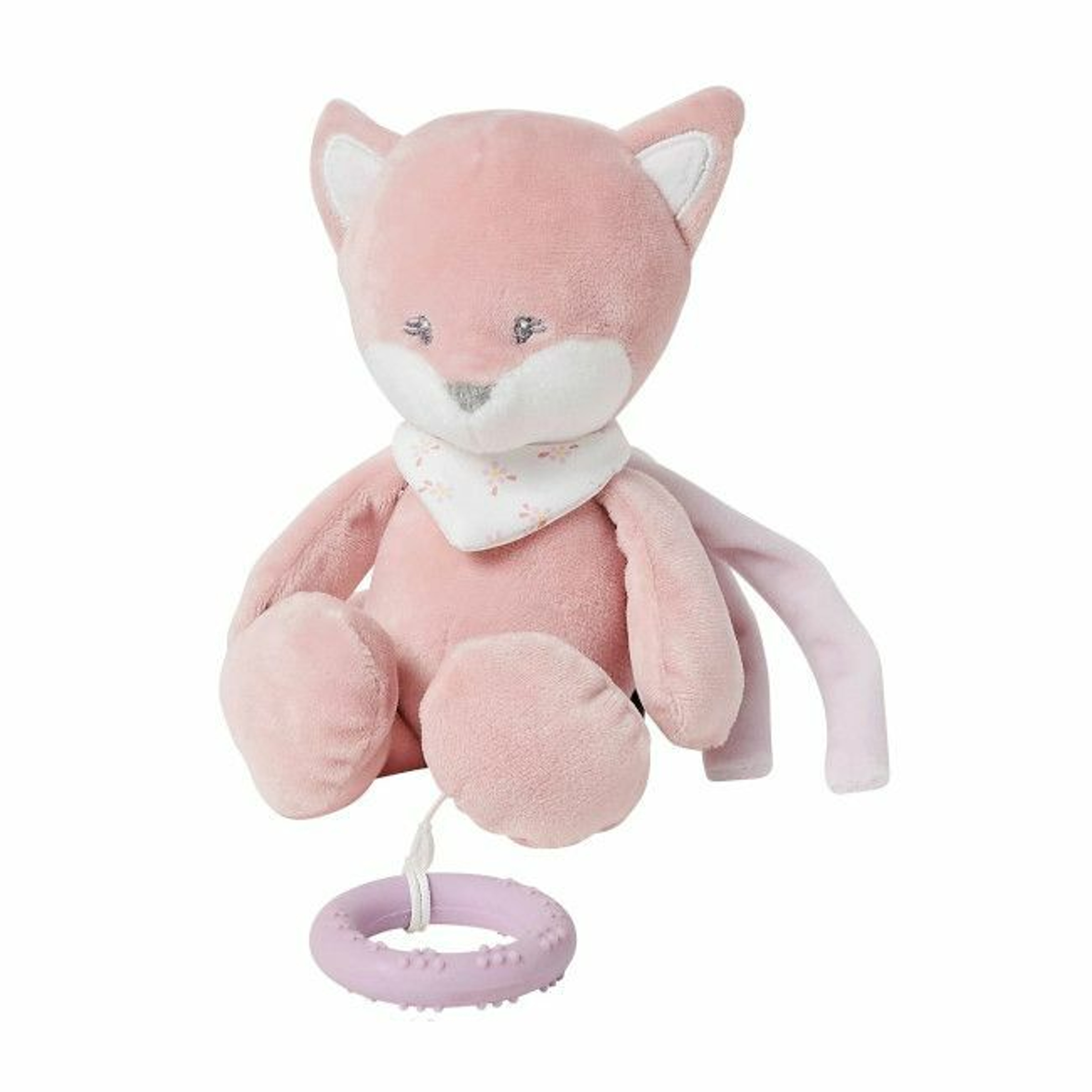 Nattou Fox Alice Musical Soft Toy Old Pink 25cm +0M 11485043