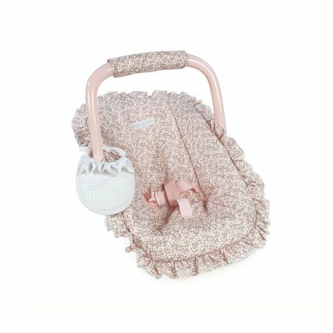 Pasito a Pasito Play Pink Flowers Doll Car Seat +2 Years 75819