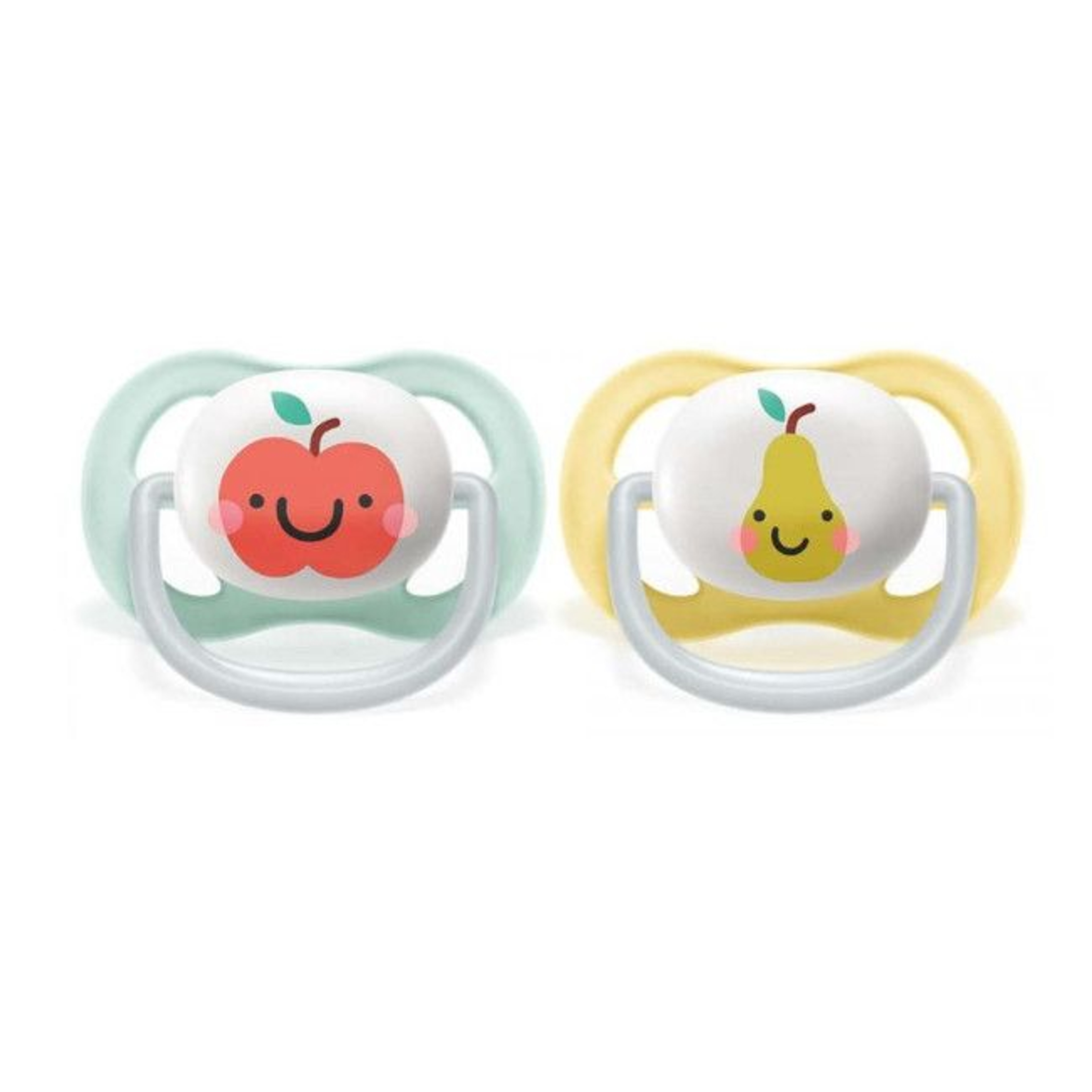 Philips AVENT 2 Ultra Air Soothers Fruits Apple/Pear 0-6M SCF080/17
