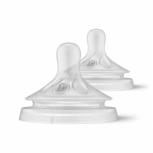 Philips AVENT 2 Natural Response Teats Flow 1 +0M SCY961/02