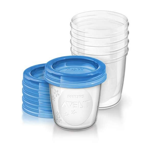 Philips AVENT 5 Reusable Cups 180ml + 5 Lids SCF619/05