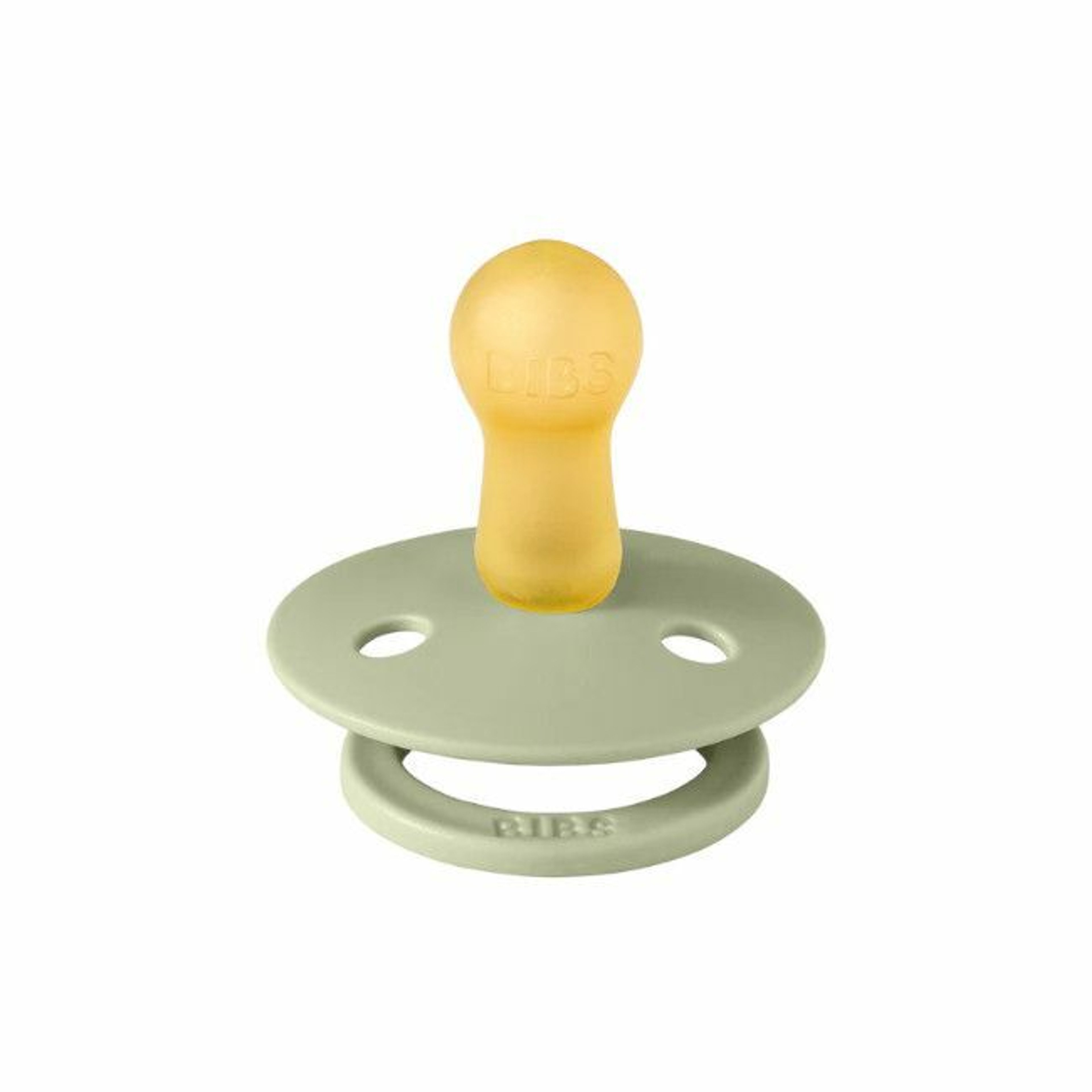 BIBS 2 Chupetas Colour Látex Redonda Jasmine Sage 6-18M