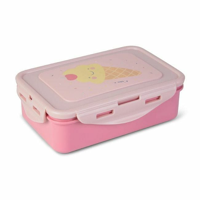 Saro 550ml Lunch Box with Divider Ice Cream 70066